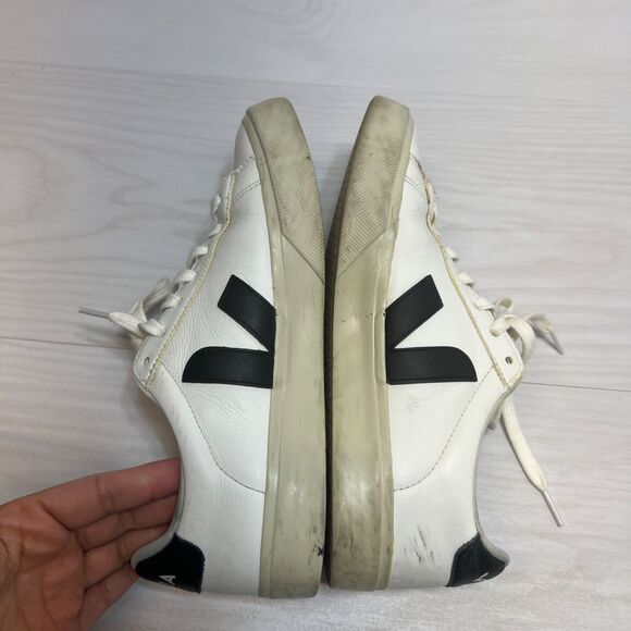 Veja Esplar Sneakers Womens Size 9 White Black Shoes - Picture 4 of 10